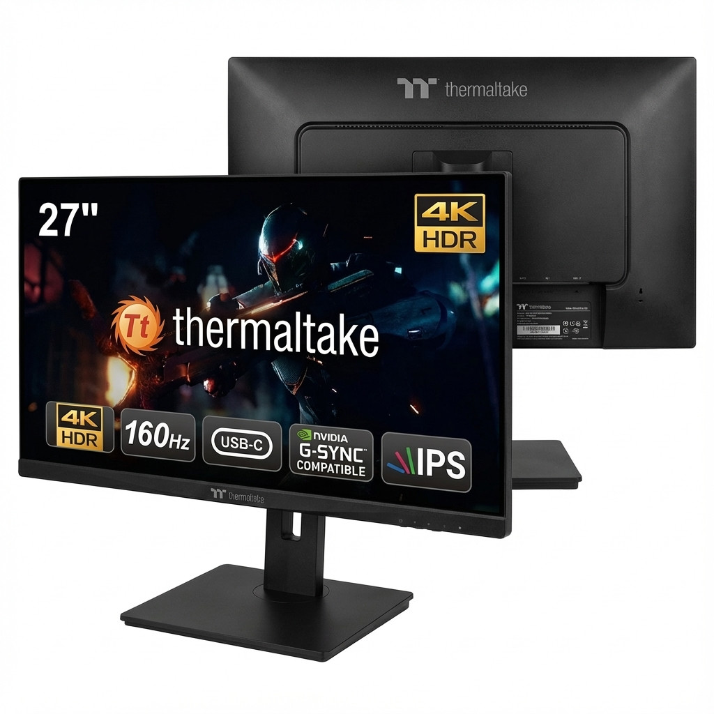 Gaming monitor THERMALTAKE TPM-I27FUK (27", 4K UHD, 160Hz, IPS, USB-C)-0