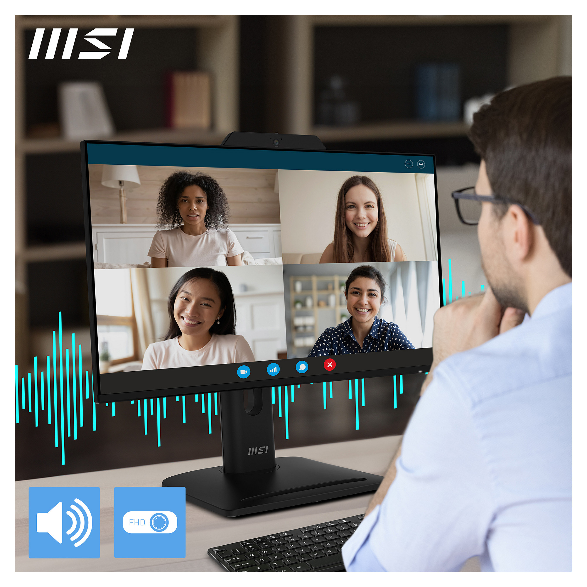 Monitor MSI PRO MP242PMGDE 60cm (24") IPS FHD 1ms 120Hz-12