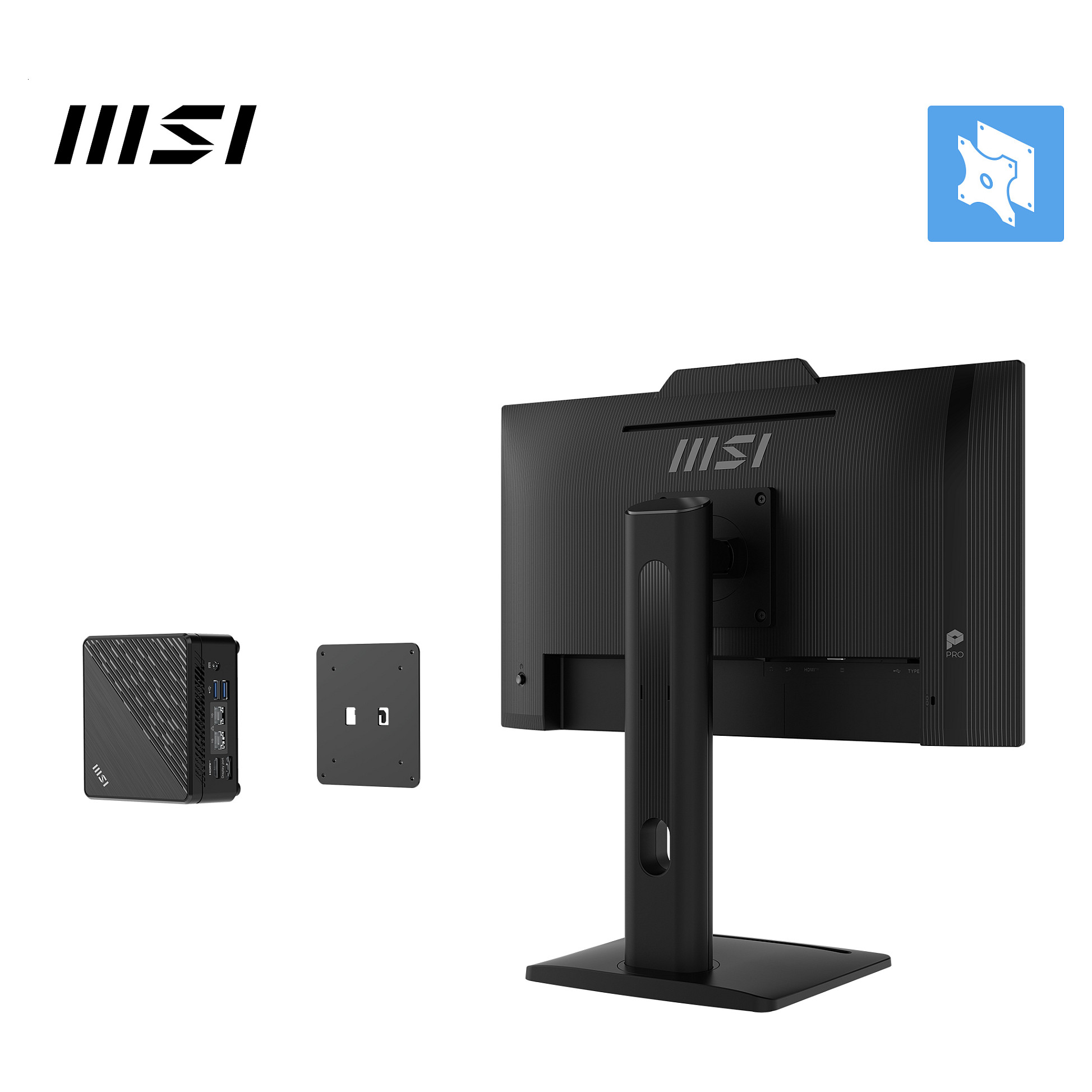 Monitor MSI PRO MP242PMGDE 60cm (24") IPS FHD 1ms 120Hz-21