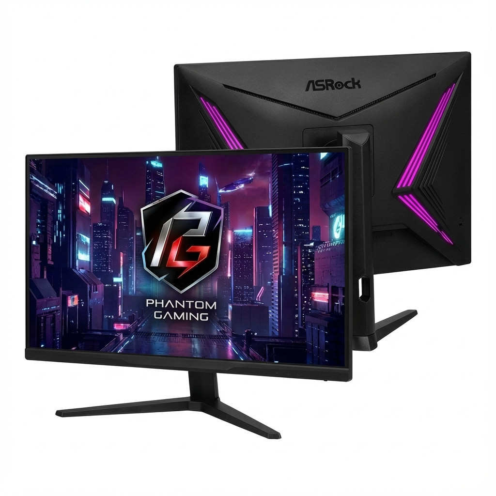 Monitor ASROCK PGO27QFS 68.5cm (27"), QHD, 2560x1440, 75Hz, HDMI/DP/USB-C, crna boja-0