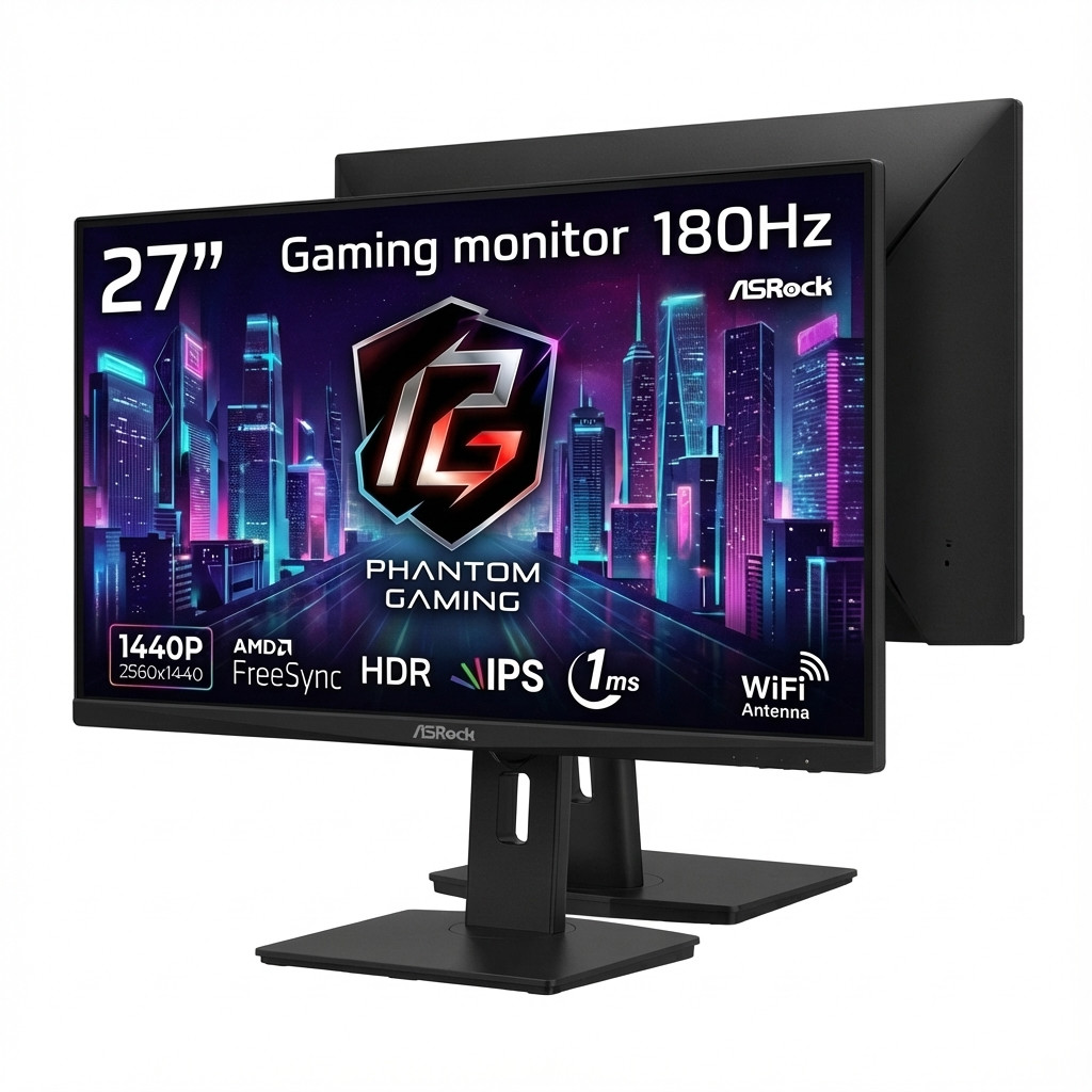 Monitor ASROCK PG27FFX1B 68.5cm 169 FHD HDMI/DP/USB crna boja-0