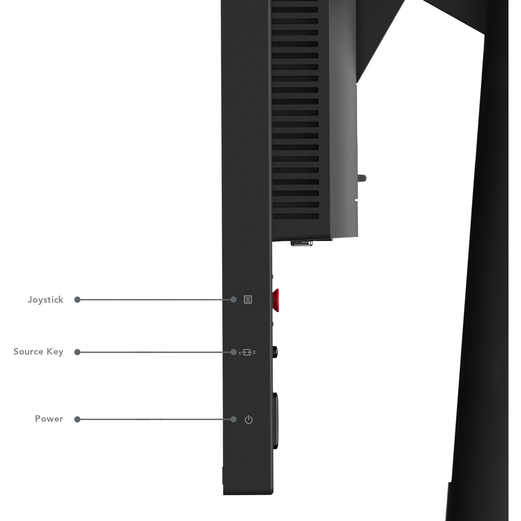 Monitor LENOVO ThinkVision T24d-30 61cm/24" (1920x1200) FHD IPS 4ms 100Hz HDMI VGA DP Speaker Pivot Crna-10