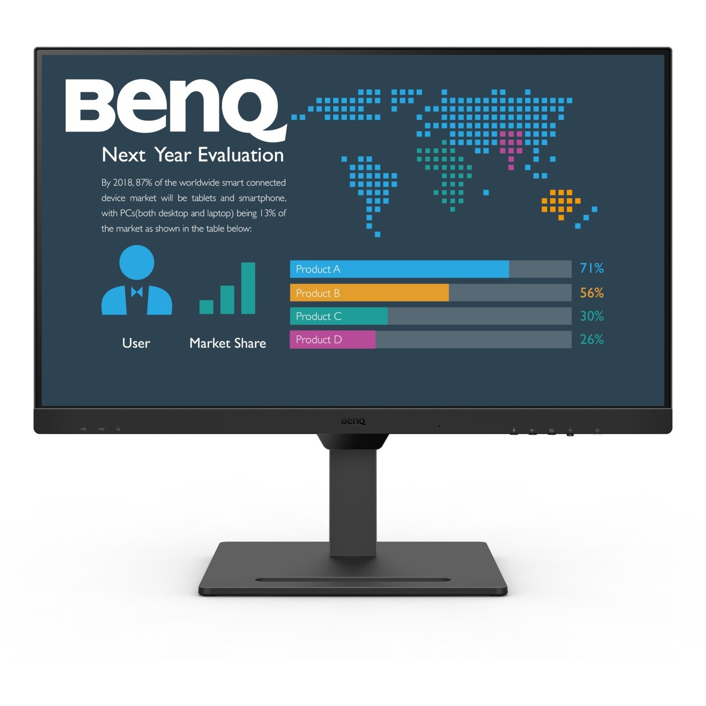 Monitor BENQ BL2790QT 68.6cm (27") QHD, DP, USB-C, HDMI