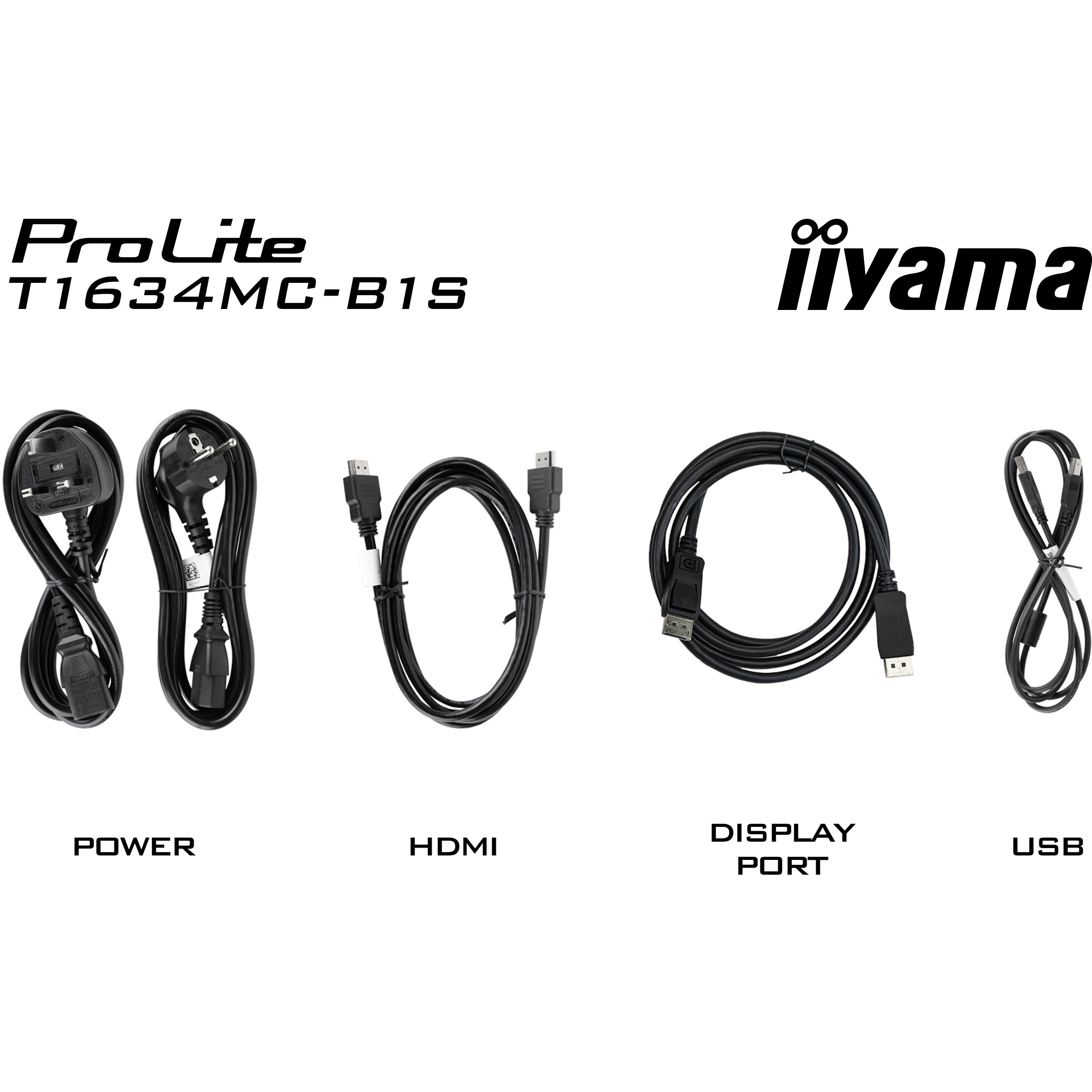 Monitor IIYAMA T1634MC-B1S 39.5cm (15.6") 169 M-Touch HDMI DP VGA-9