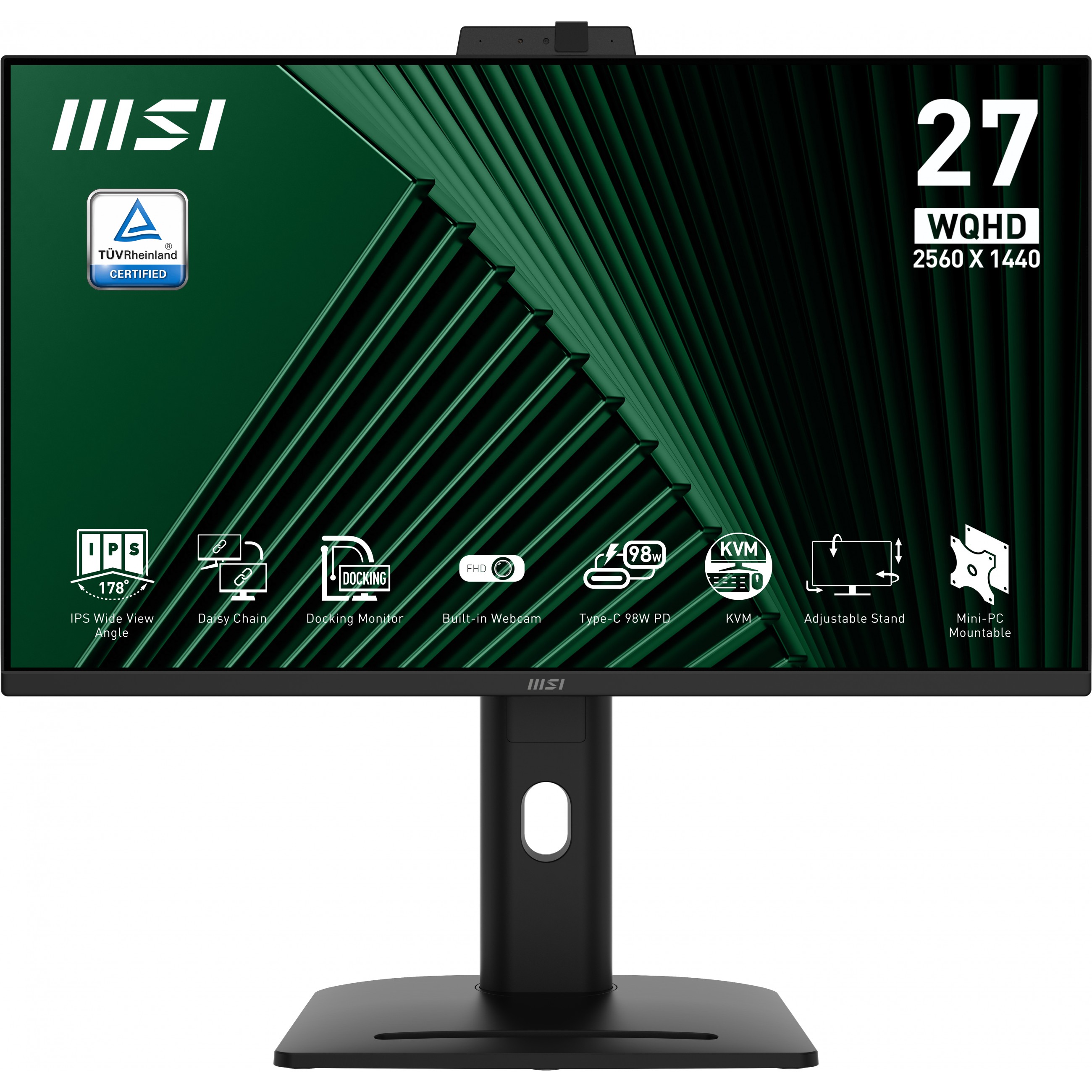 Monitor MSI PRO MP275QPDGDE 69cm (27") IPS WQHD 4ms 100Hz