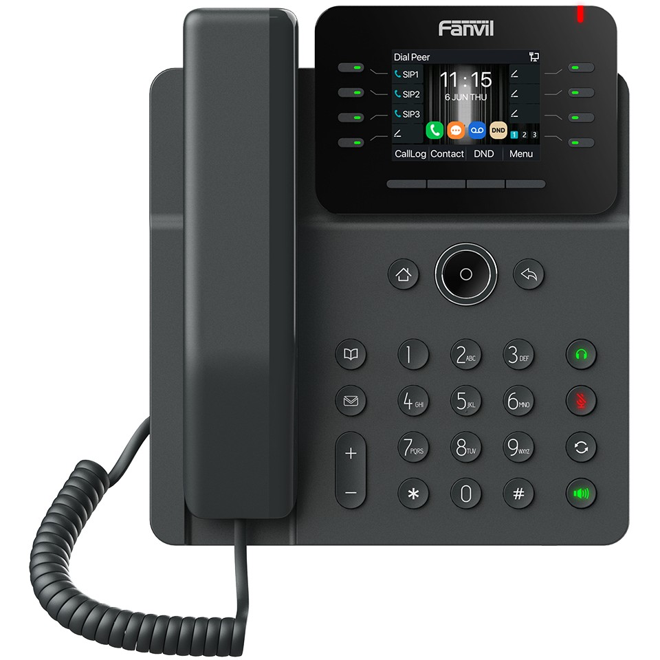 IP Telefon FANVIL V62G (2.8" ekran, 2 RJ45 porta, PoE, HD audio)-0