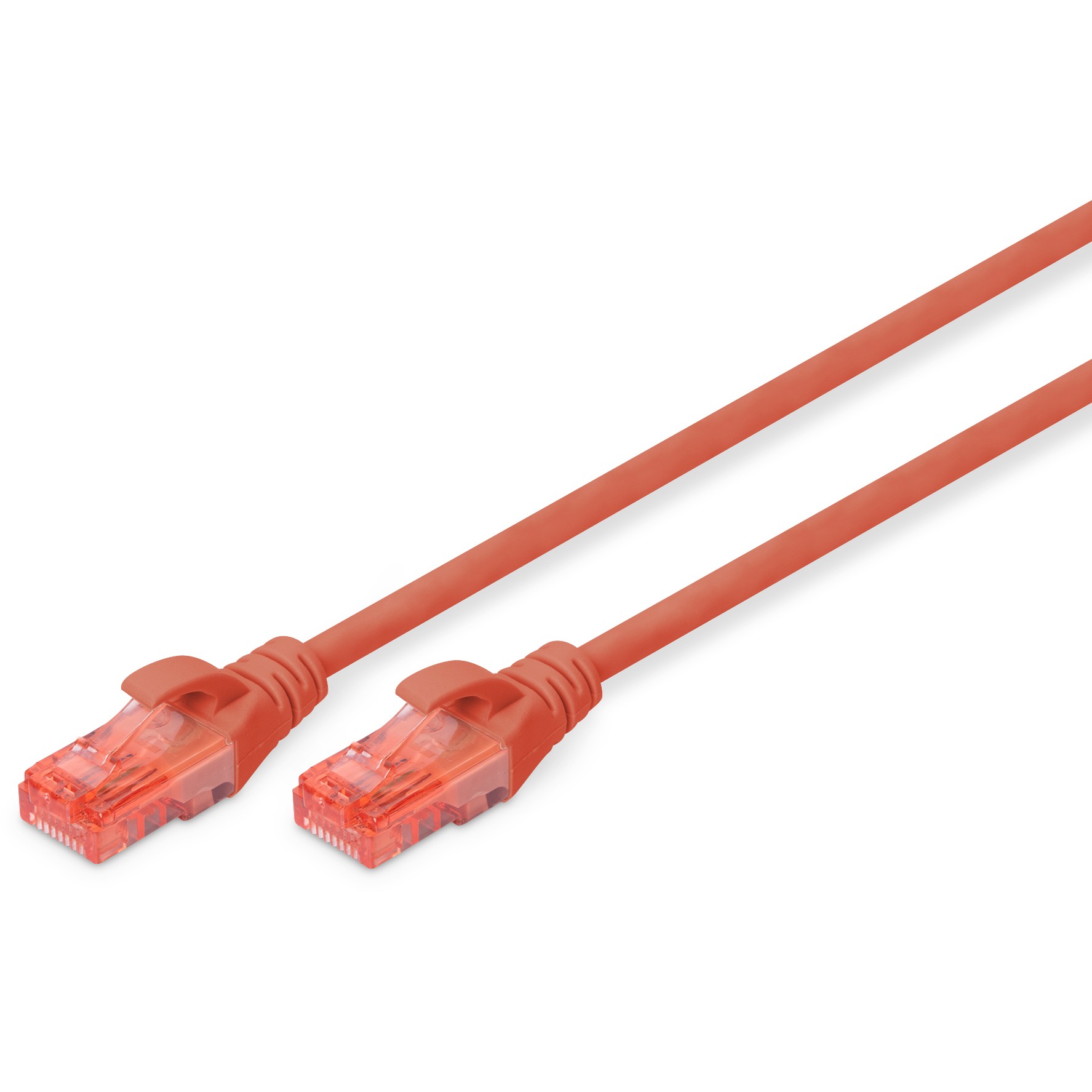 Kabel DIGITUS Patchkabel Cat6 U/UTP 2xRJ45 3.0m rot LSZH
