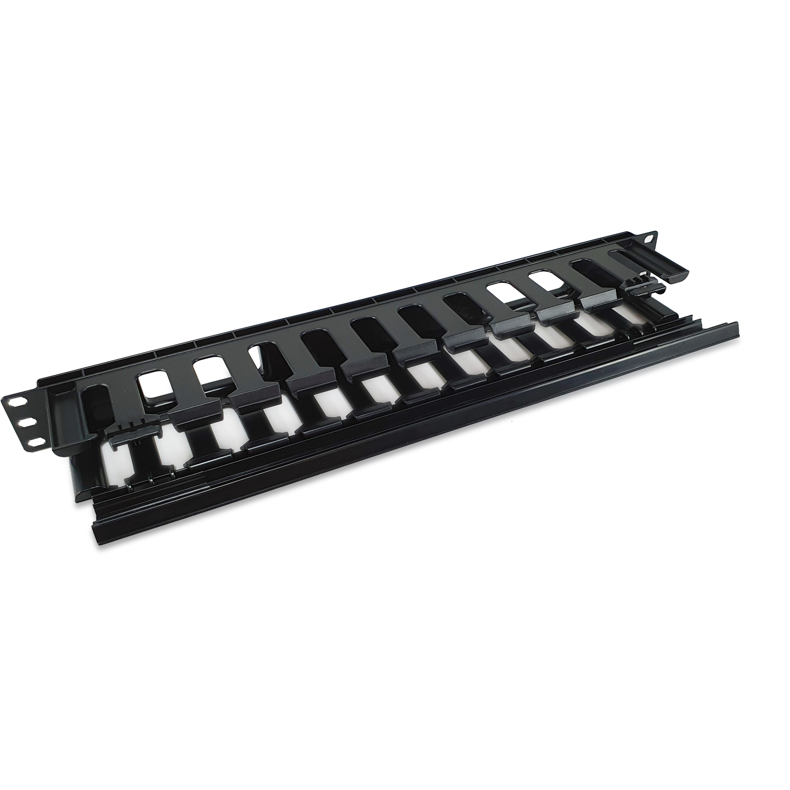 Kabelmanagement Panel EQUIP 19" abnehmbare Heckplatte crna boja-1