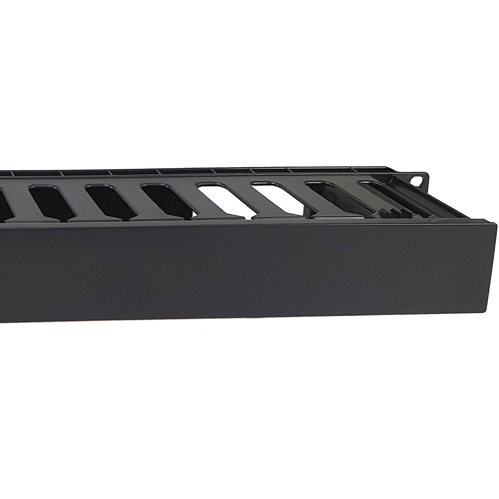 Kabelmanagement Panel EQUIP 19" abnehmbare Heckplatte crna boja-3