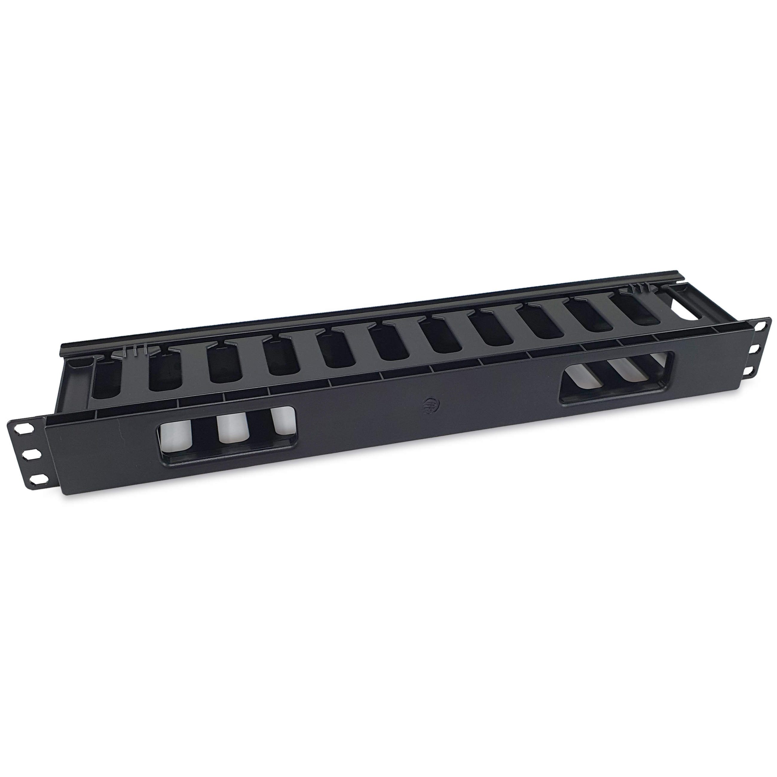 Kabelmanagement Panel EQUIP 19" abnehmbare Heckplatte crna boja-4