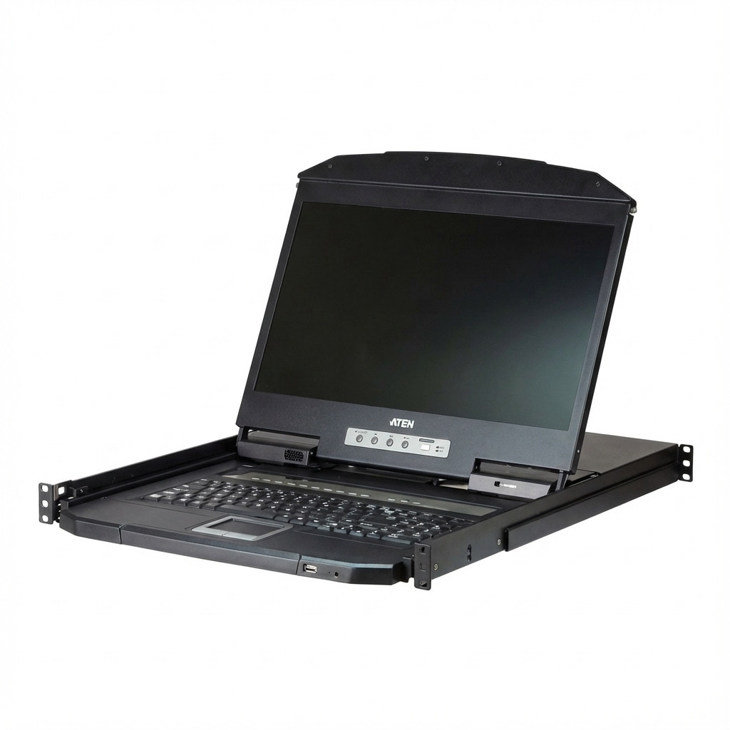 KVM-Switch ATEN CL3108NX 46.99cm 18.5 Zoll TFT VGA PS/2-USB 8 Port