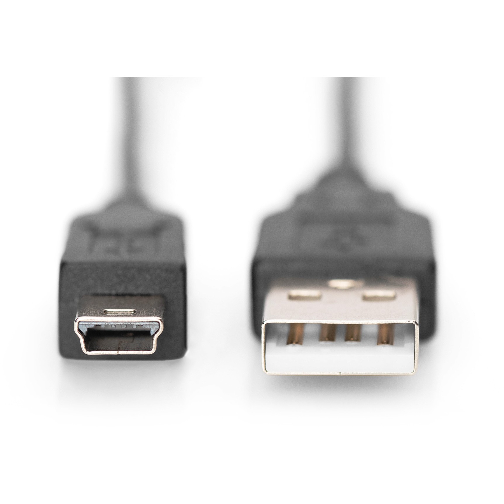 Kabel DIGITUS USB 2.0 Anschlusskabel Typ A -mini B St/St 3.0m, crna boja-1