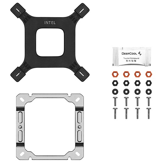 Hladnjak za procesor DEEPCOOL AG400 White ARGB V2 (120mm, LGA1700/AM5)-4