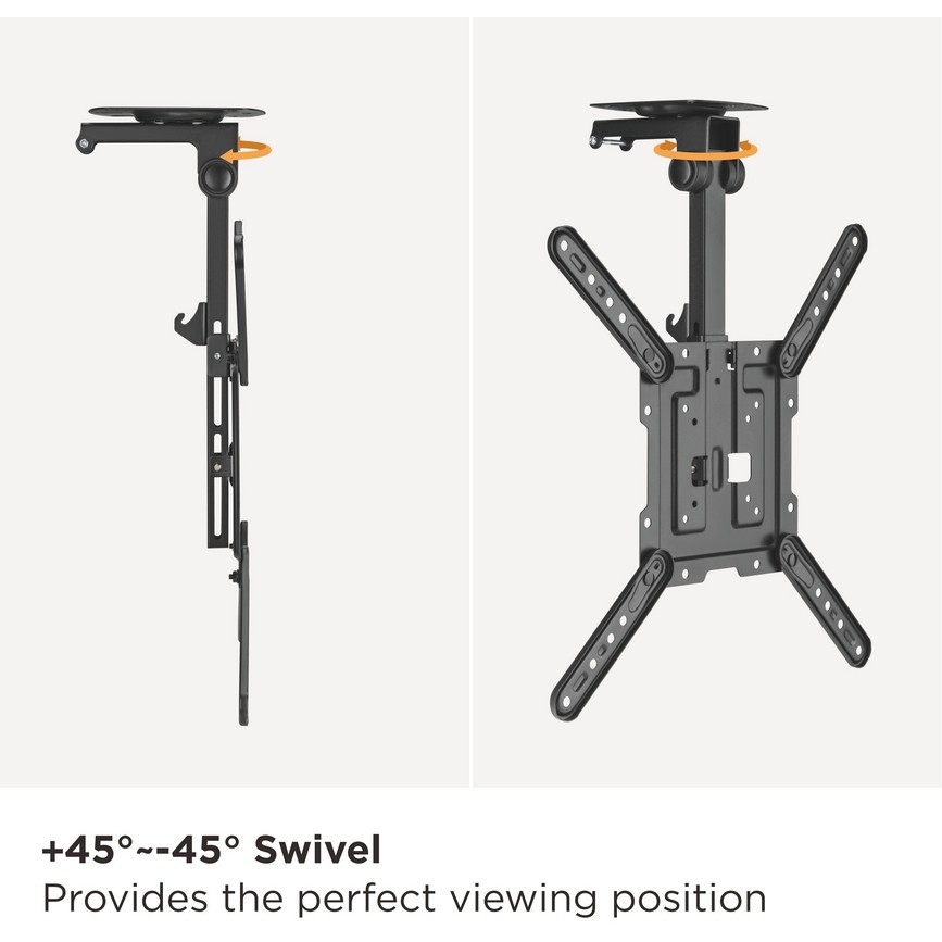Držač za zid EQUIP Deckenhalterung 23"-55"/1TFT 20kg crna boja-10