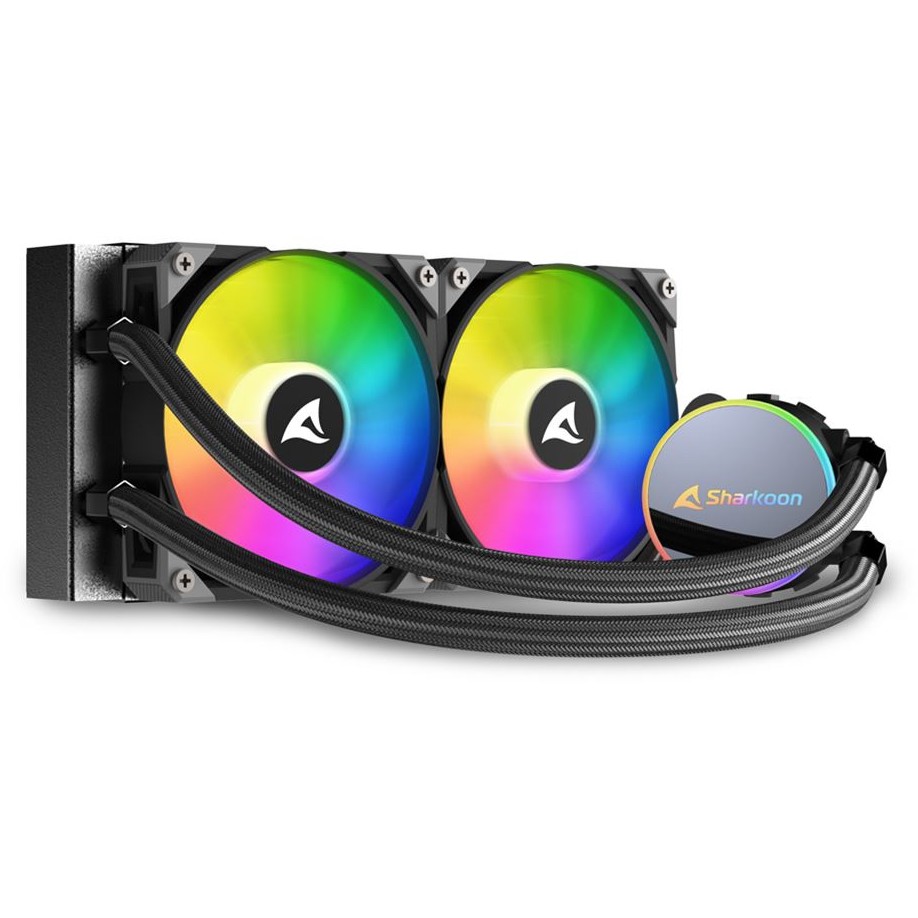 Hladnjak SHARKOON S70 RGB AIO 240mm Black-10