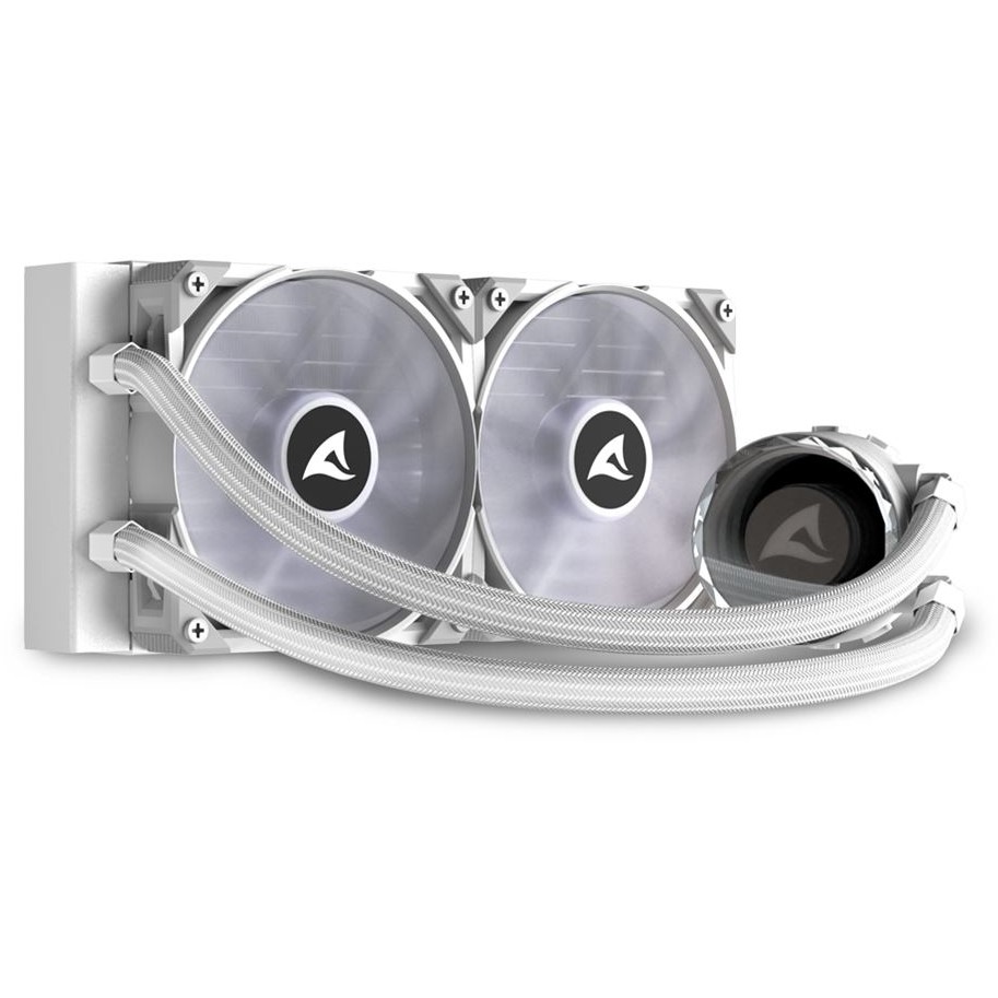 Hladnjak SHARKOON S80 RGB White AIO 240mm bijeli-8