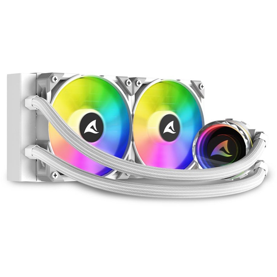 Hladnjak SHARKOON S80 RGB White AIO 240mm bijeli-10