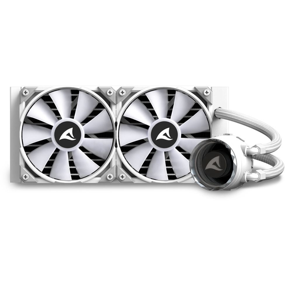 Hladnjak SHARKOON S80 RGB White AIO 240mm bijeli-11