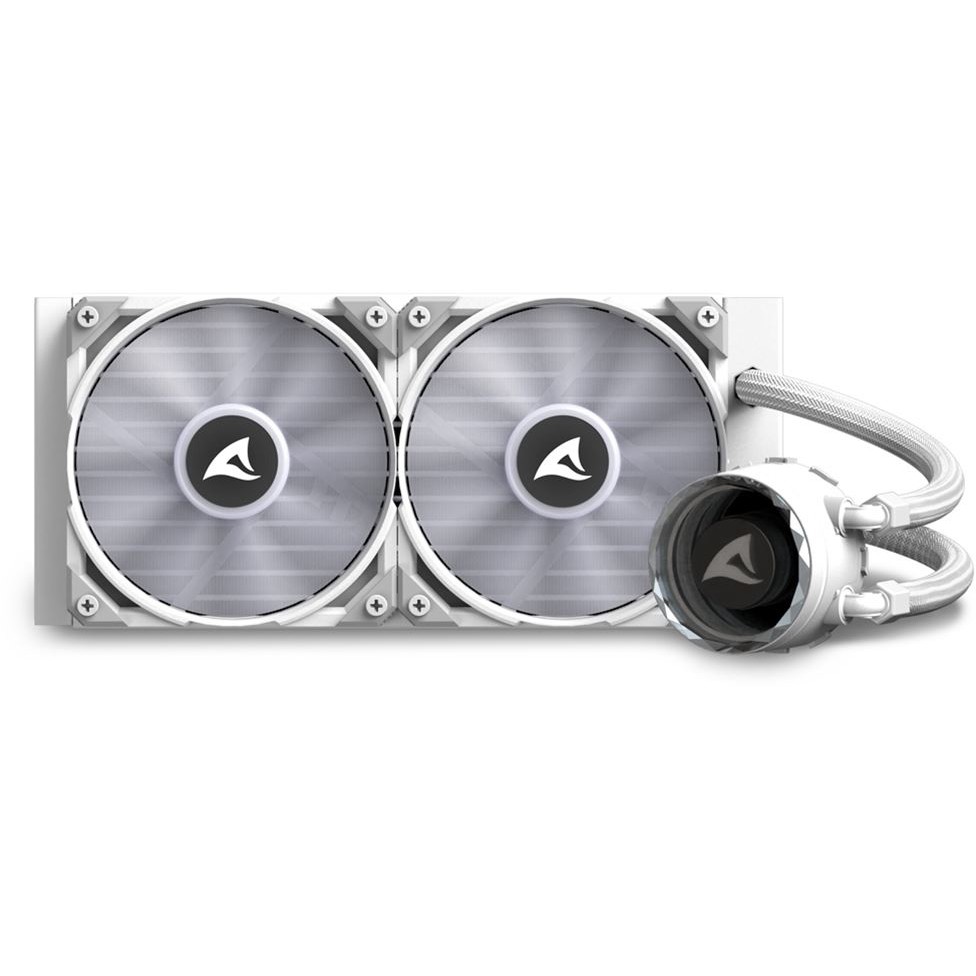 Hladnjak SHARKOON S80 RGB White AIO 240mm bijeli-12