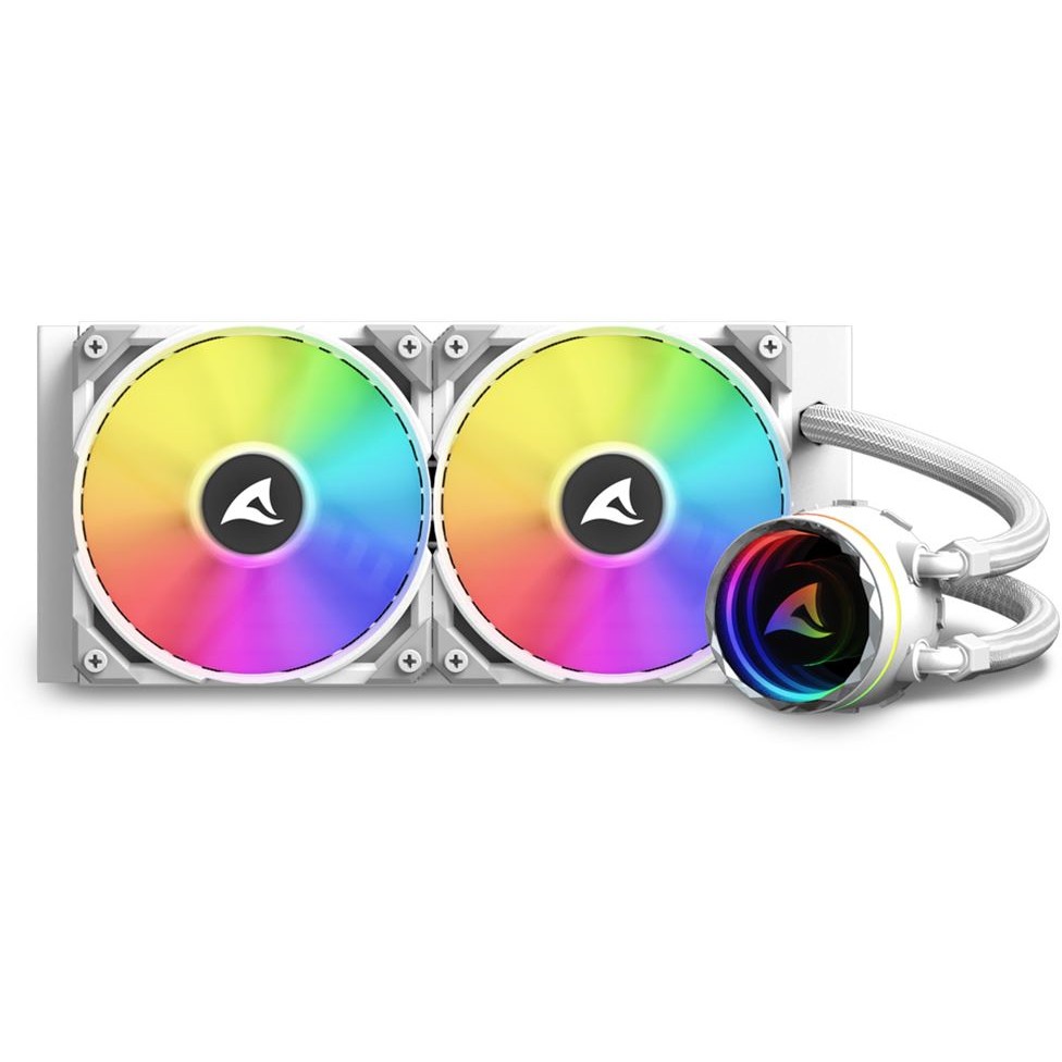 Hladnjak SHARKOON S80 RGB White AIO 240mm bijeli-13