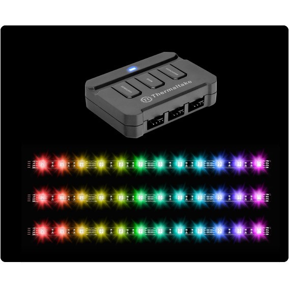 KIT RGB LED TRAKA THERMALTAKE Lumi Color 256C (3-pack, magnetske)