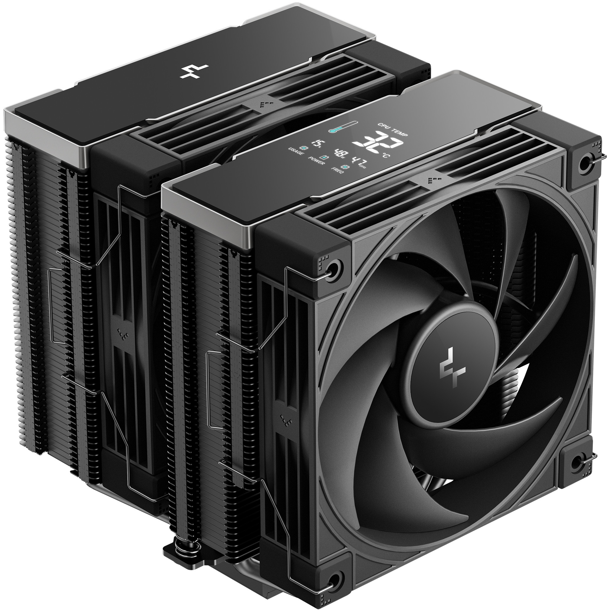 Hladnjak za procesor DEEPCOOL AK620 DIGITAL (digitalni zaslon, 2x 120mm ventilator)