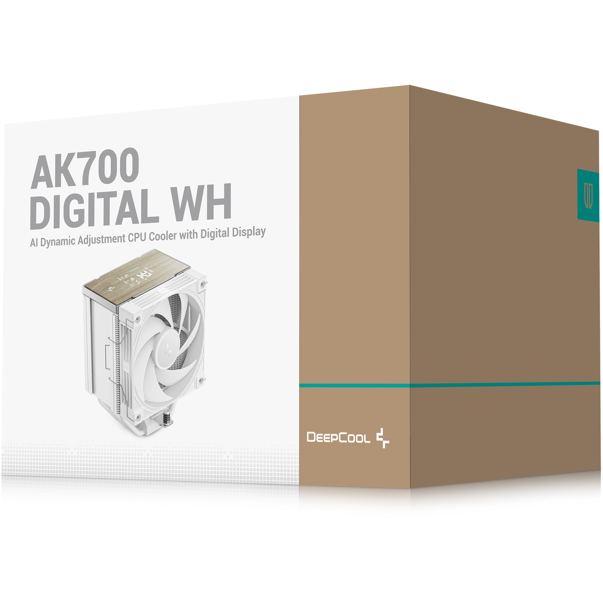 Hladnjak za procesor DEEPCOOL AK700 DIGITAL (bijela boja)-8