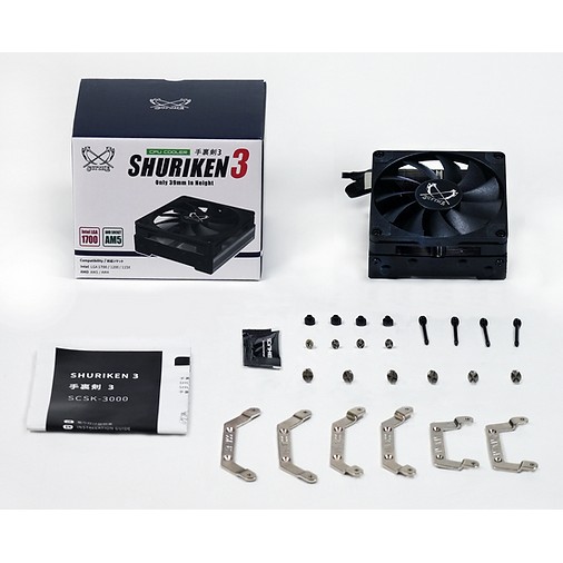 K COOLER SCYTHE Shuriken 3 CPU Külher 92mm PWM Intel AMD-7