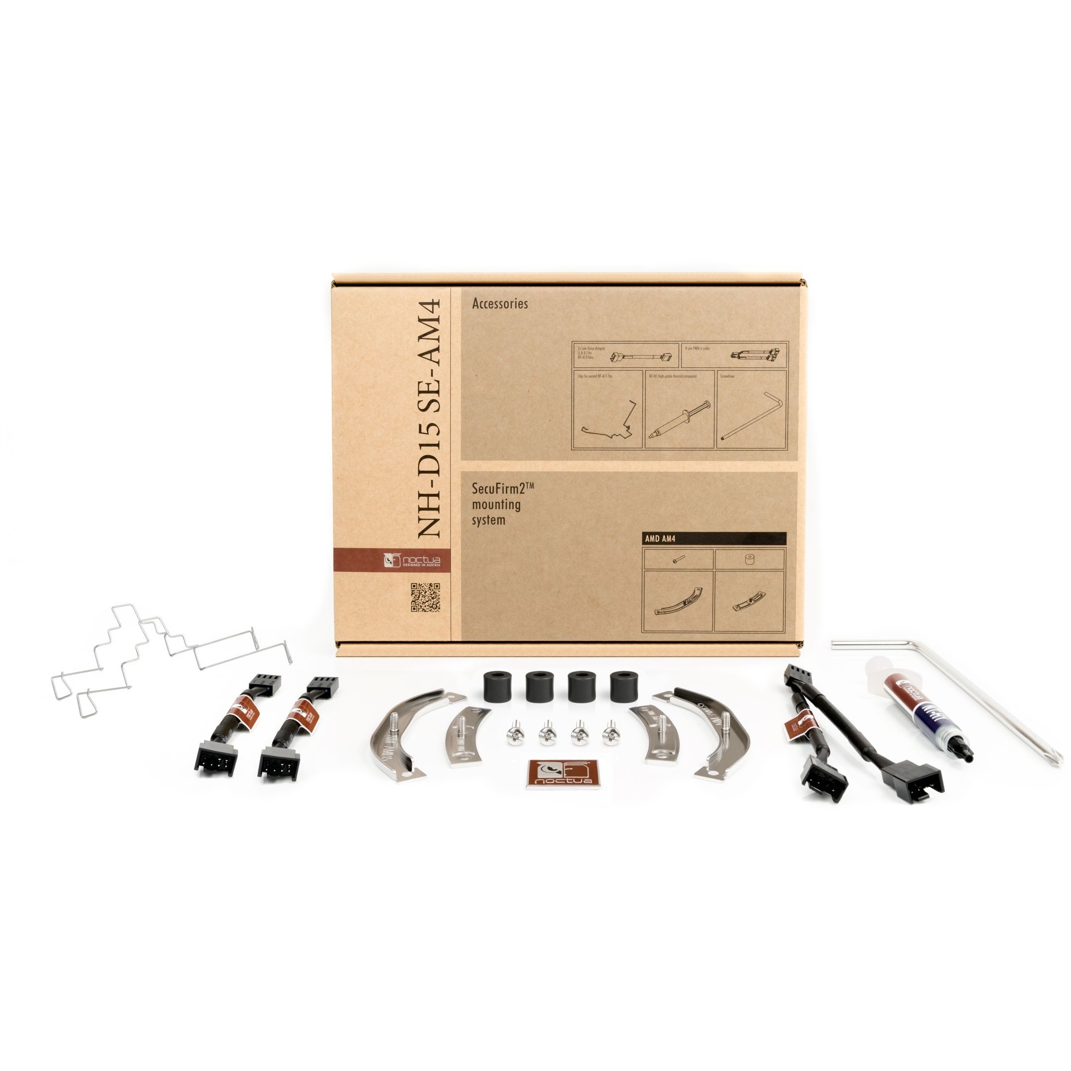 Hladnjak NOCTUA NH-D15 SE-AM4 (za AM4 socket, 140mm ventilatori, dual tower, 6 heatpipe)-4
