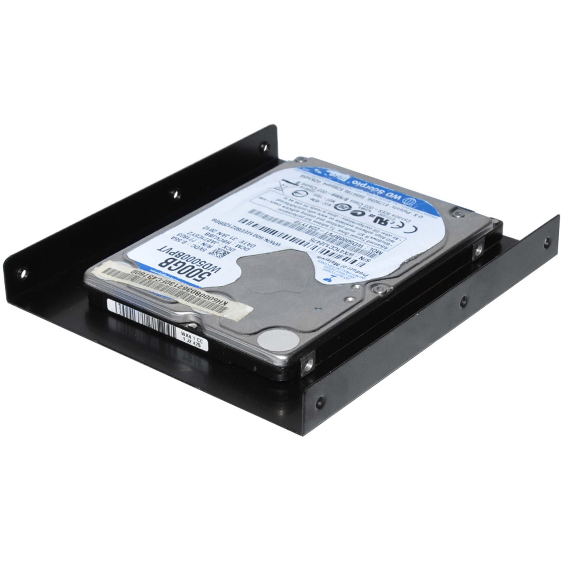 Okvir za ugradnju ULTRON Einbaurahmen intern 1x2.5" SSD/HDD Metal crna boja-1