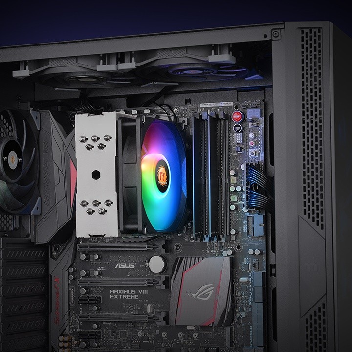 K COOLER THERMALTAKE UX 210 ARGB SYNC (socket 2066, socket 2011, socket 115x, socket AM4, TDP 150W)-5