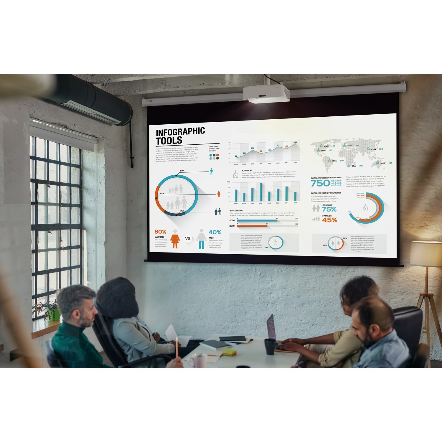 Projektor OPTOMA ZH430UST (1920x1080, 4000 Lumen, DLP, 3D, HDMI, VGA)-5