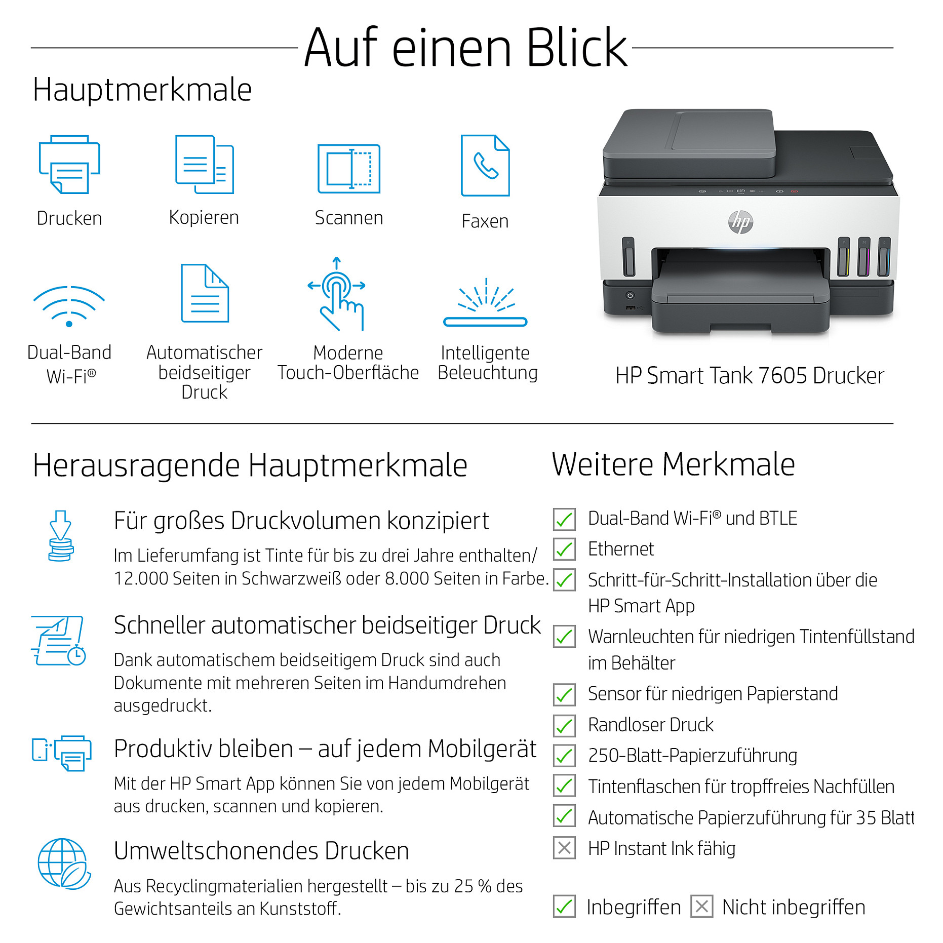 Multifunkcijski uređaj HP SMART TANK 7605 3in1 A4 WiFi Bluetooth ADF Duplex-11