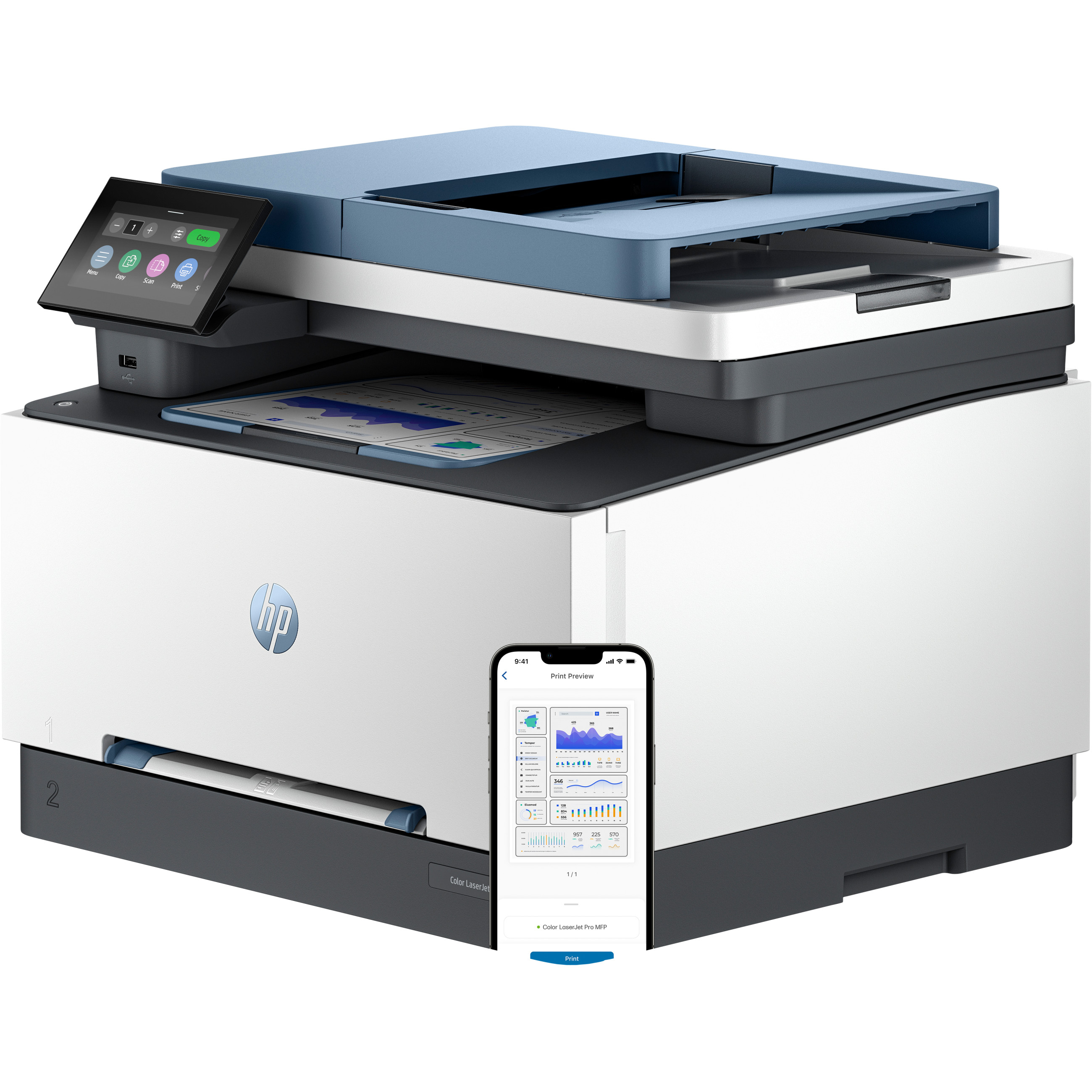 Višenamjenski pisač HP Color LaserJet PRO MFP 3302fdng 4in1 A4 LAN ADF Duplex