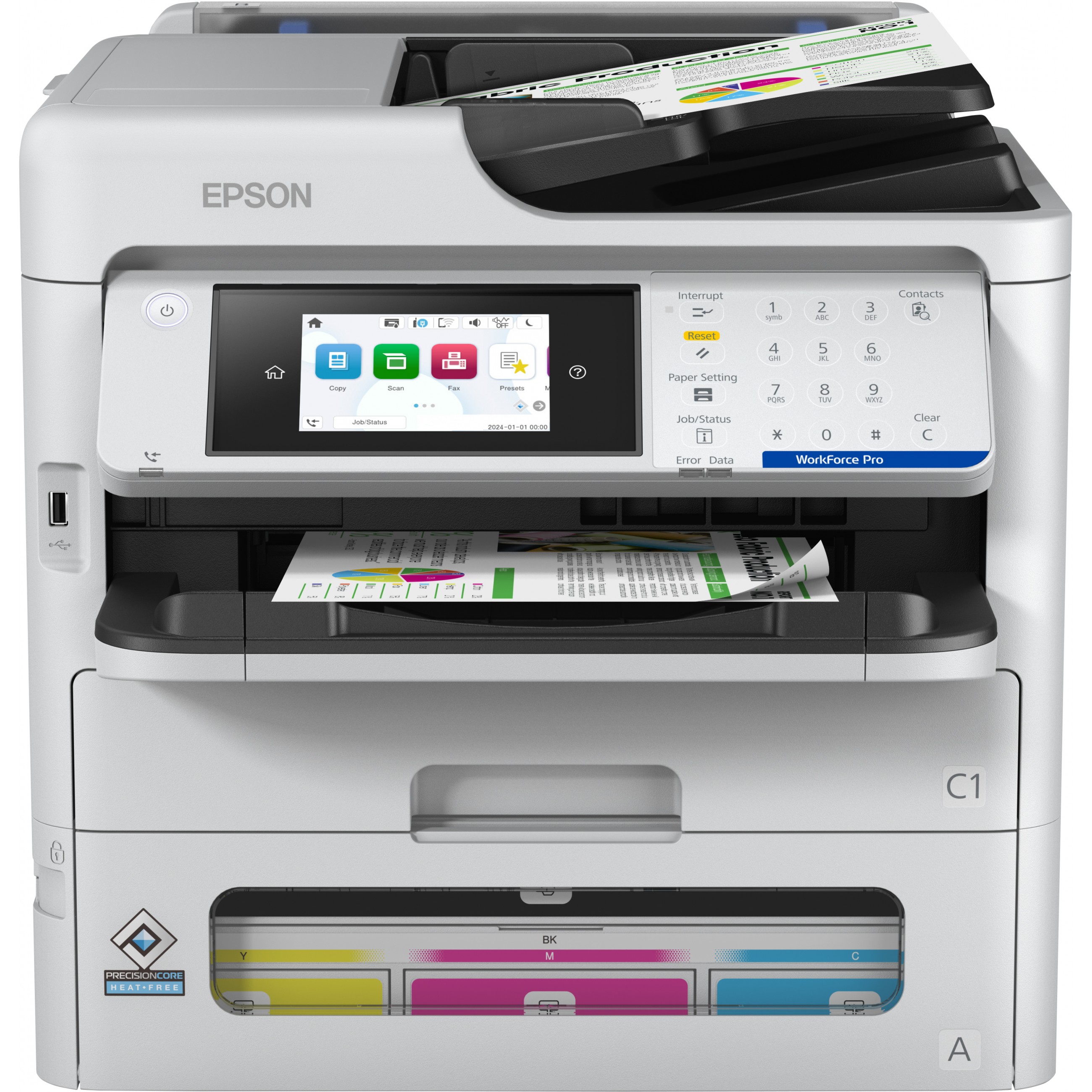 Višenamjenski uređaj EPSON WorkForce Pro EM-C800RDWF (4800 x 1200 dpi, 25 stranica/min)-0