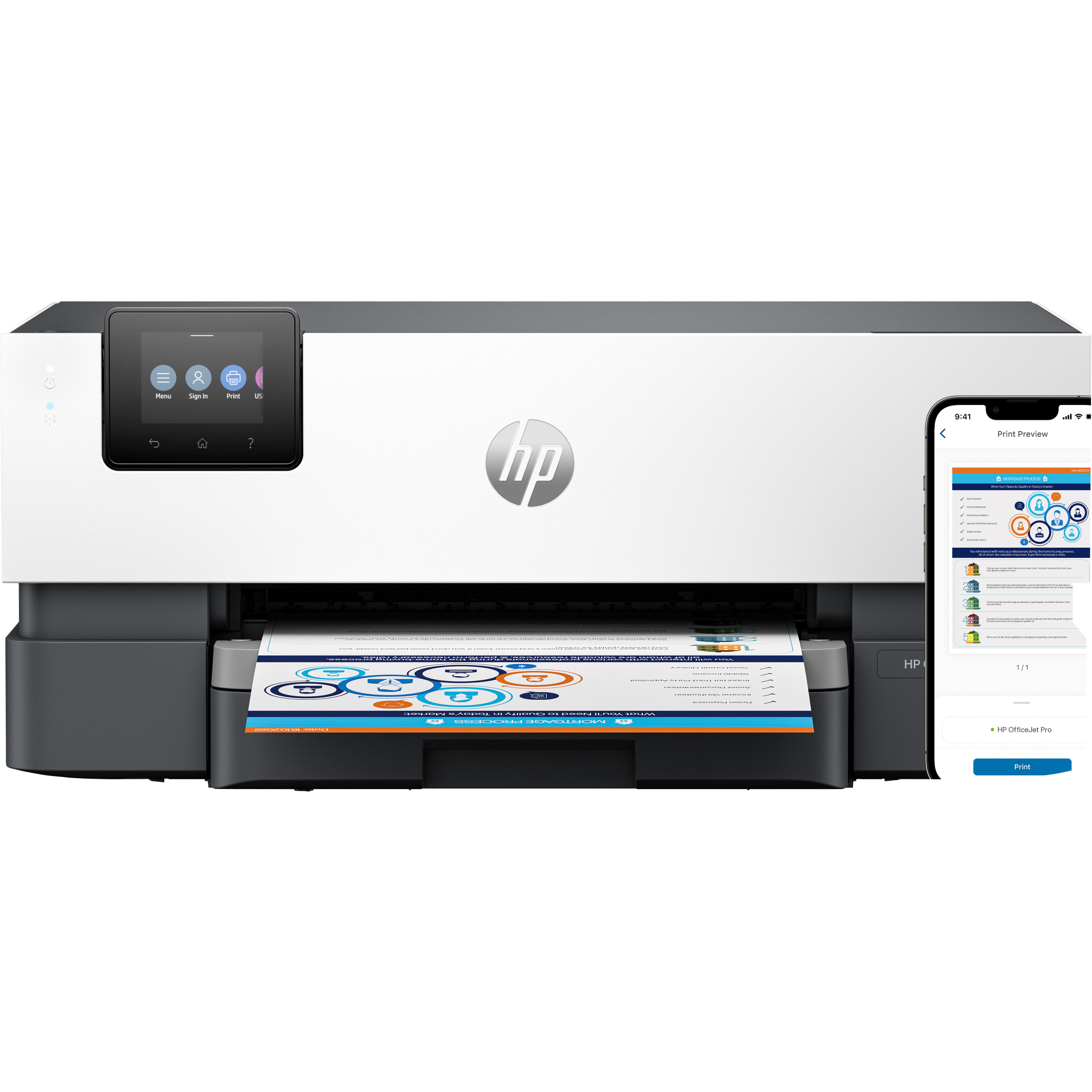 Tisak HP OFFICEJET PRO 9110B A4 LAN WLAN Duplex-0