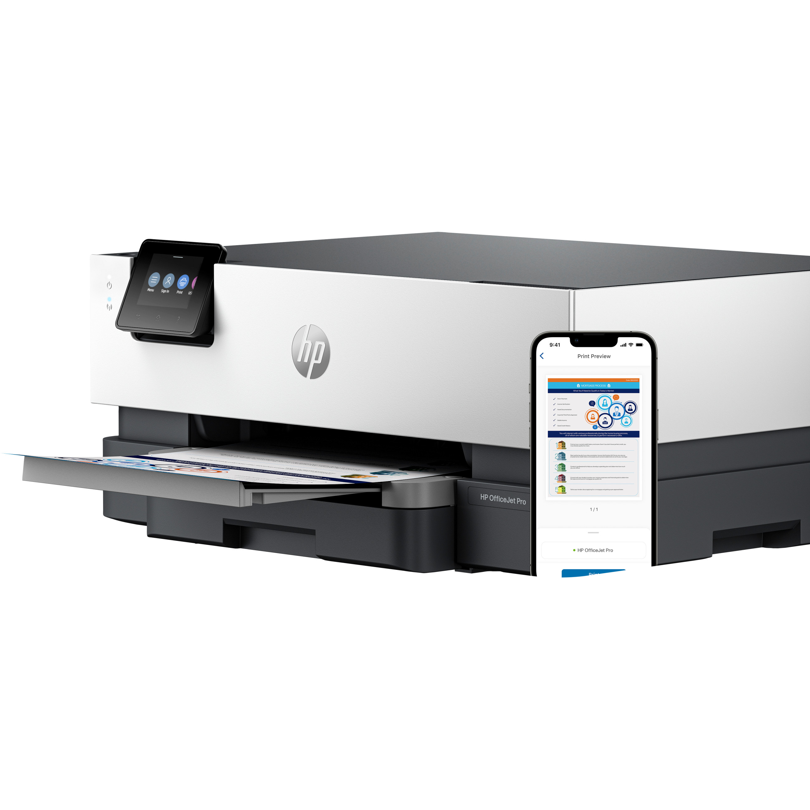 Tisak HP OFFICEJET PRO 9110B A4 LAN WLAN Duplex-2