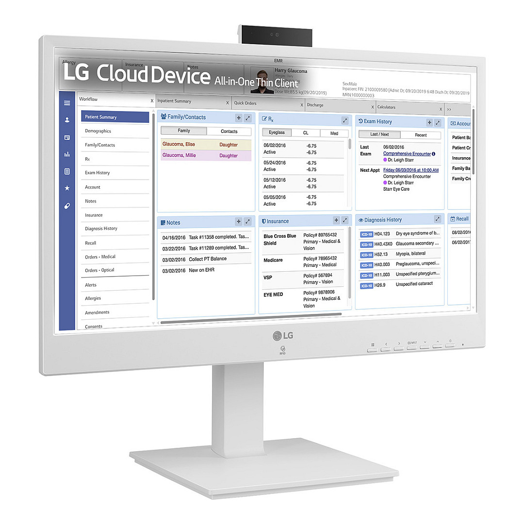 AIO LG Thin Client 24CR670N 23.8" 1920x1080 Celeron N5105 8GB 16GB eMMC Windows 10 IoT – internacionalna non HR tipkovnica-2