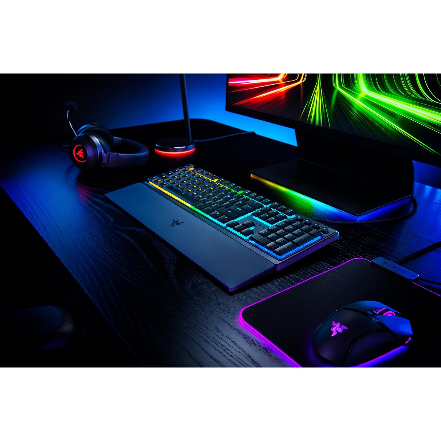 Tipkovnica RAZER Ornata V3 (Razer Mecha-Membrane, DE-Layout) – internacionalna non HR tipkovnica-2