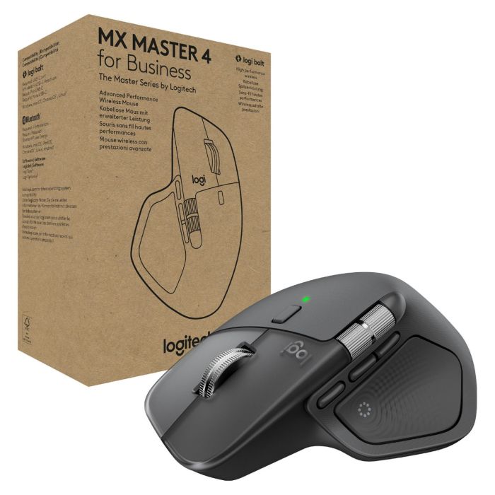 Miš LOGITECH MX Master 4 for Business, GRAPHITE, 2.4GHZ/BT-27