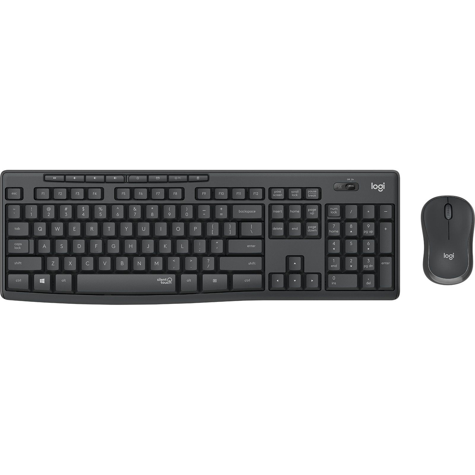 Bežični set LOGITECH MK295 SILENT WIRELESS COMBO NORDIC – internacionalna non HR tipkovnica-0