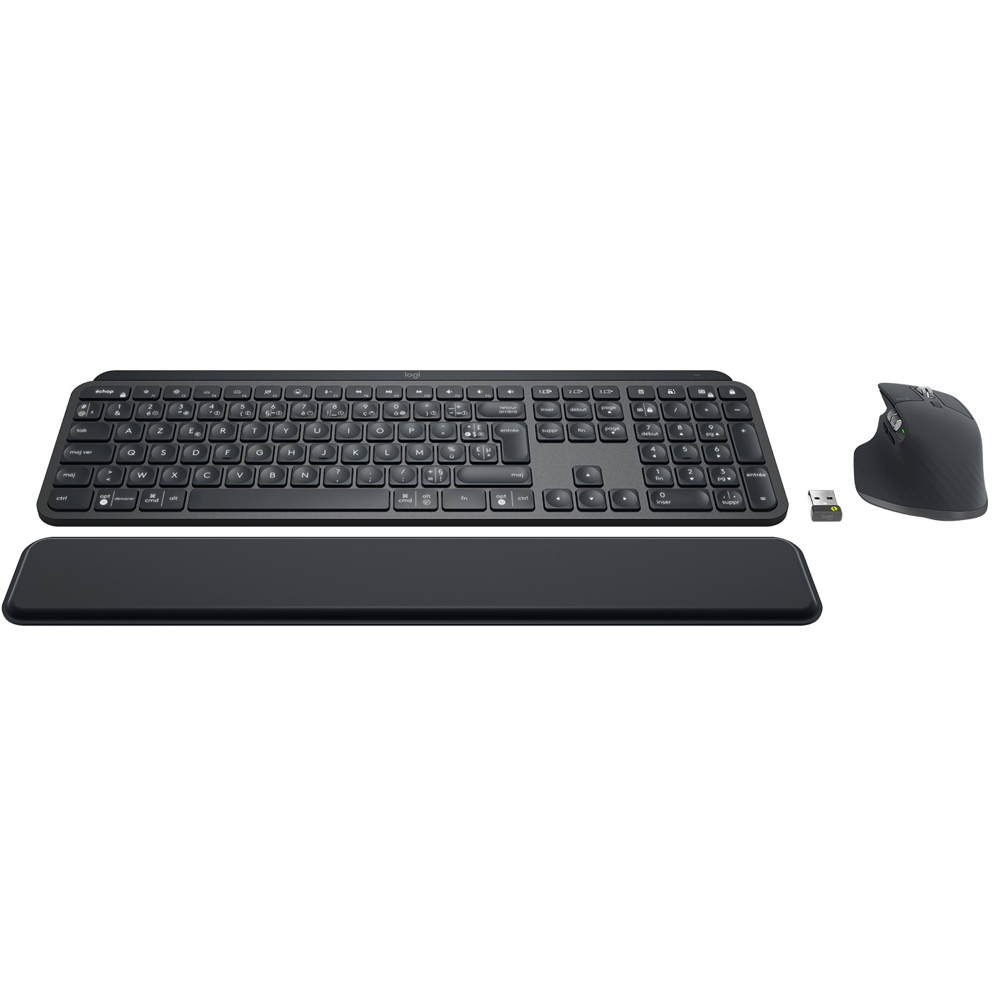 Tipkovnica LOGITECH MX Keys for Business [FR] graphite BT – internacionalna non HR tipkovnica-3
