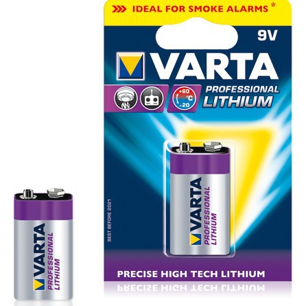 Baterija VARTA 9V E-Block (6LR61) Ultra Lithium-0