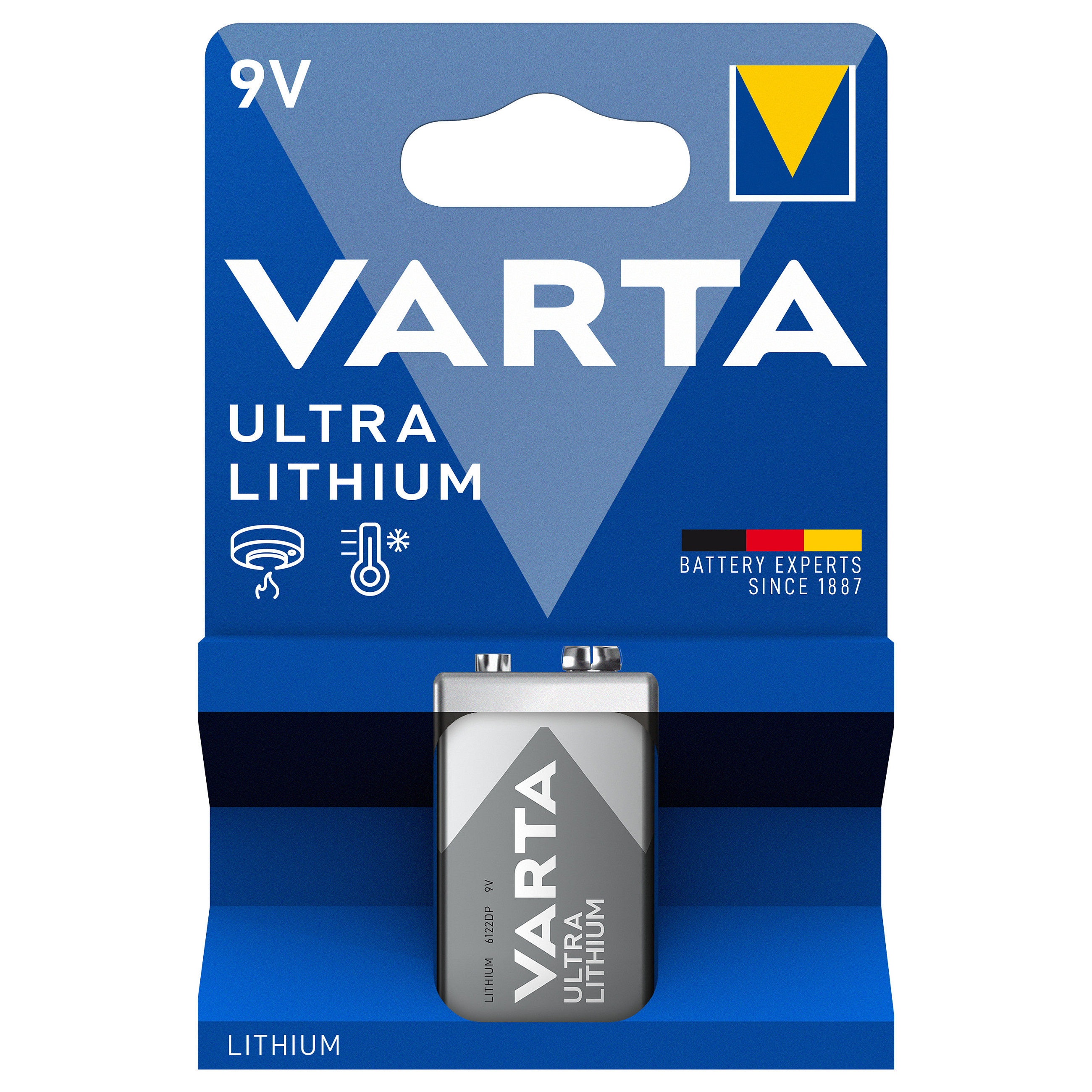 Baterija VARTA 9V E-Block (6LR61) Ultra Lithium-1