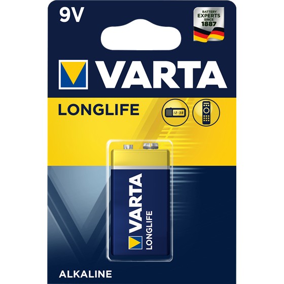 Baterija VARTA Batterie 9V E-Block (6LR61) Longlife - 1-Pack-0