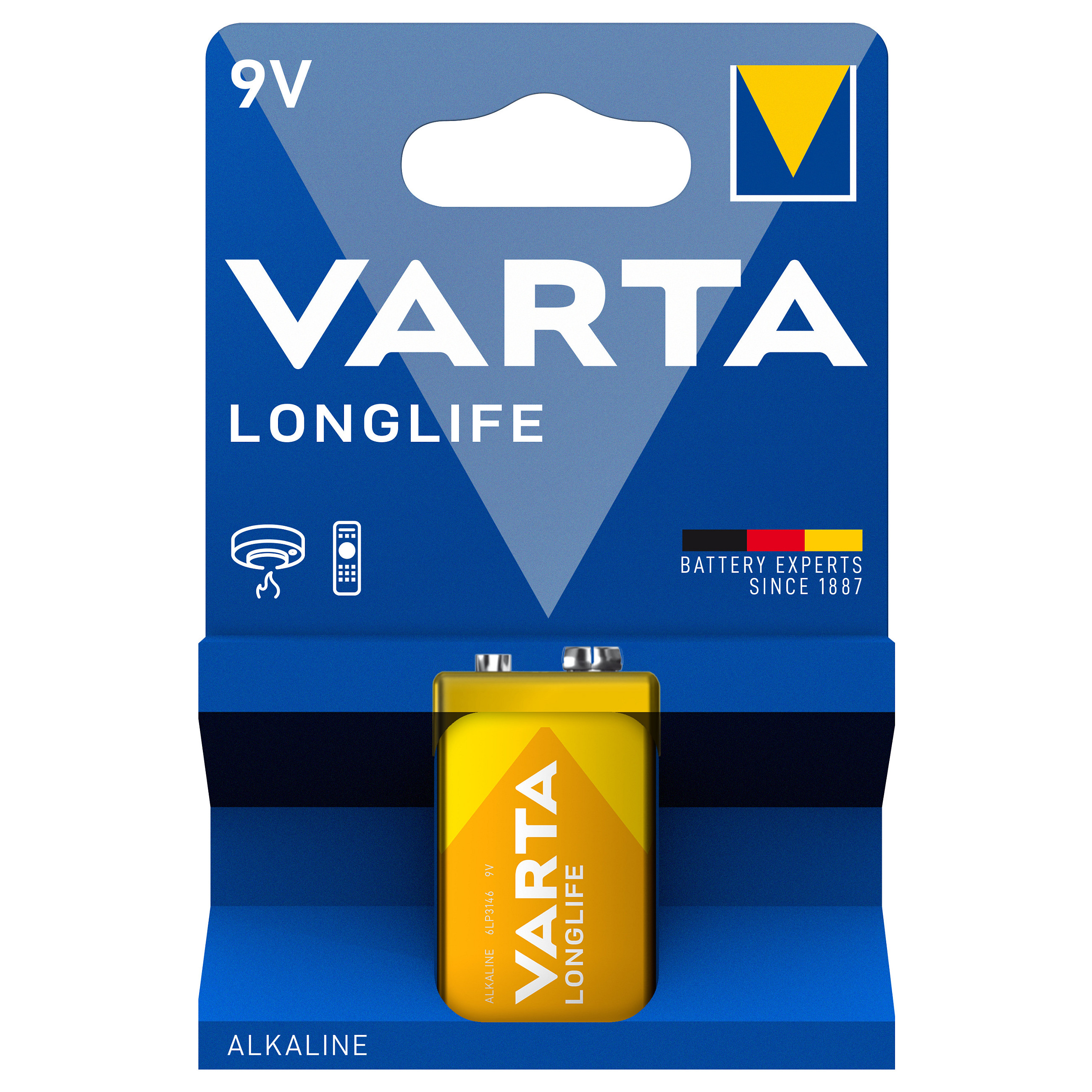 Baterija VARTA Batterie 9V E-Block (6LR61) Longlife - 1-Pack-2