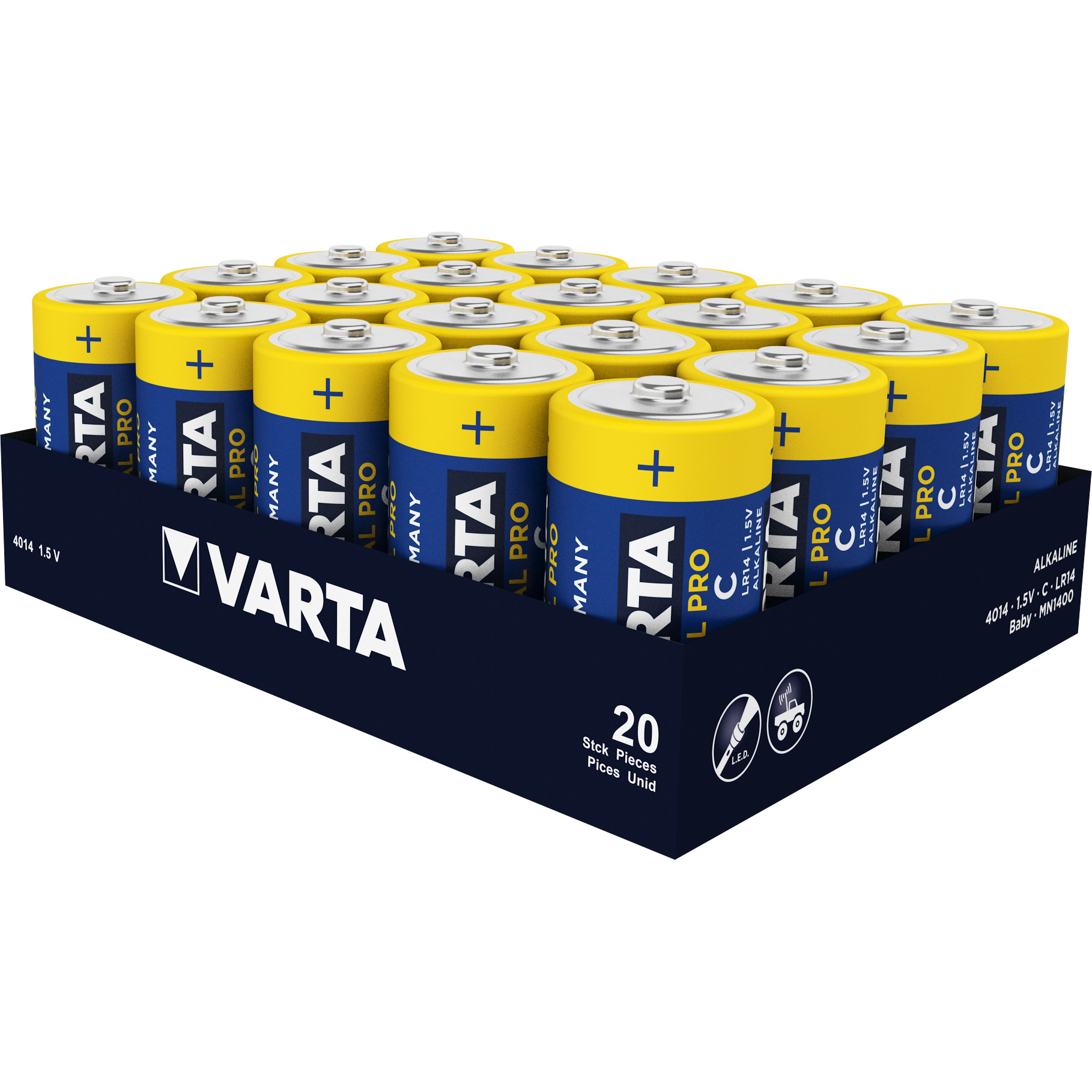 Baterija C (LR14) 1.5V VARTA Industrial Pro - 1-Pack-0