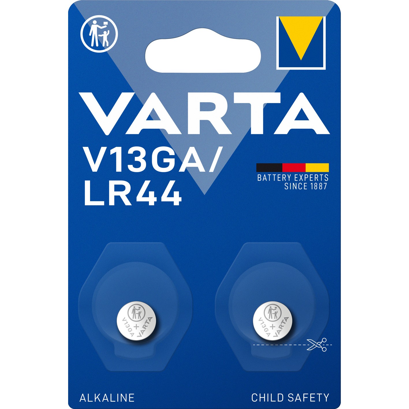 Baterija VARTA V13GA (LR44) 1.55V - 2-Pack-0