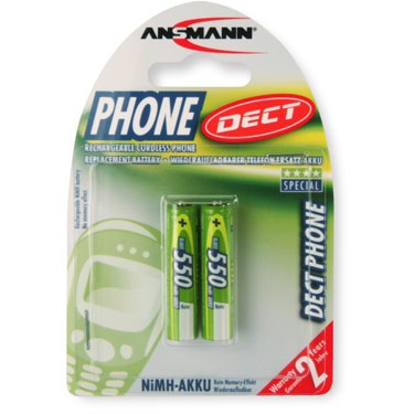 Baterija ANSMANN 5035523 Nickel-Metallhydrid (NiMH) 550mAh 1.2V-0