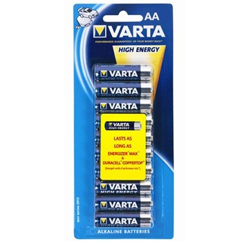 Baterije AA VARTA High Energy 1.5V - 20-Pack